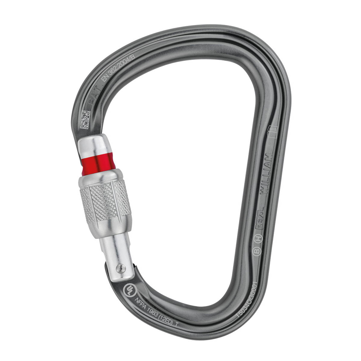 Petzl WILLIAM Lightweight asymmetrical large-capacity carabiner