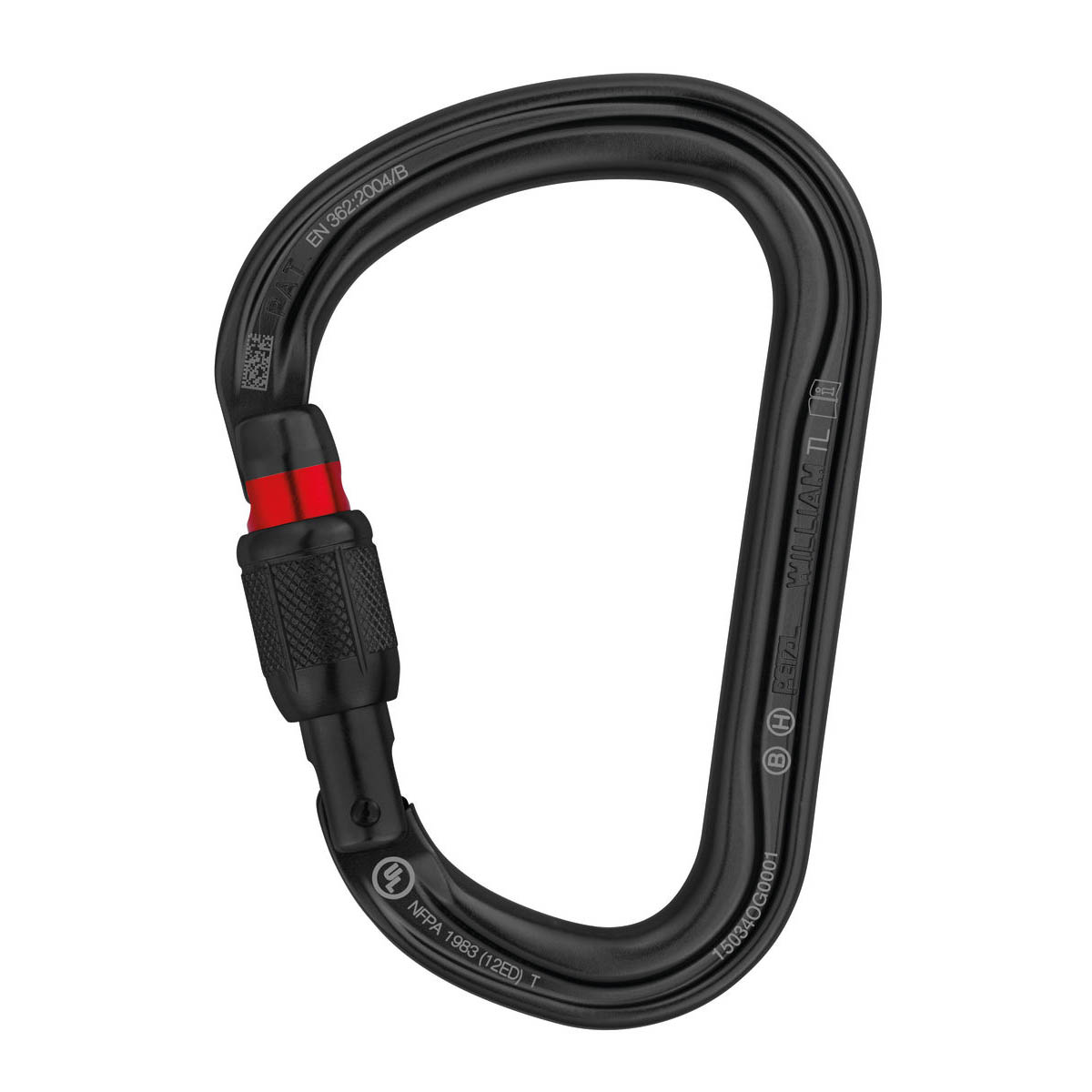 Petzl WILLIAM Lightweight asymmetrical large-capacity carabiner